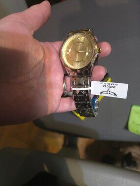 Invicta  Speedway 69022 Two-Tone Gold Dial Water Resistant Watch